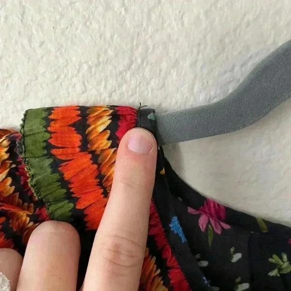 Farm Rio Fruit Garden Ruffle Puff Sleeve Blouse Women’s Size Small - Picture 16 of 16